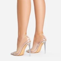EGO Farrah Perspex Court Clear Heel In Nude Patent 9 EGO Farrah Perspex Court Clear Heel In Nude Patent -EGO Sales 15 02 23 fw63512 s