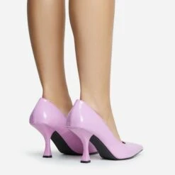 EGO Pointed Court Kitten Heel In Pink Patent -EGO Sales 30 11 22 fw31731 sq