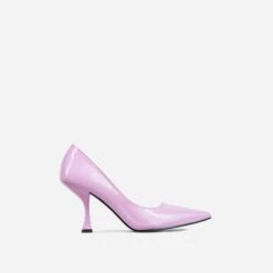 EGO Pointed Court Kitten Heel In Pink Patent -EGO Sales 30 11 22 fw32002 sq