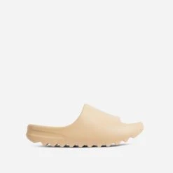 EGO Playoff Flat Slider Sandal In Ivory Rubber