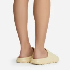 EGO Playoff Flat Slider Sandal In Ivory Rubber 11 EGO Playoff Flat Slider Sandal In Ivory Rubber -EGO Sales playoff 10809 copy