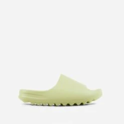 EGO Playoff Flat Slider Sandal In Khaki Rubber