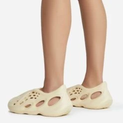 EGO Super-Bass Cut Out Detail Slip On In Cream Rubber -EGO Sales superbass 10784 copy 1